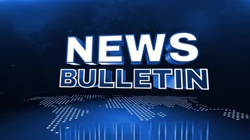 Futuristic Digital News Bulletin Intro