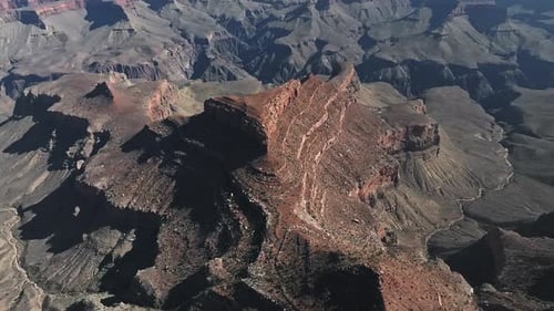 Cinematic Aerial Helicopter Footage of Grand Canyon National Park in Arizona