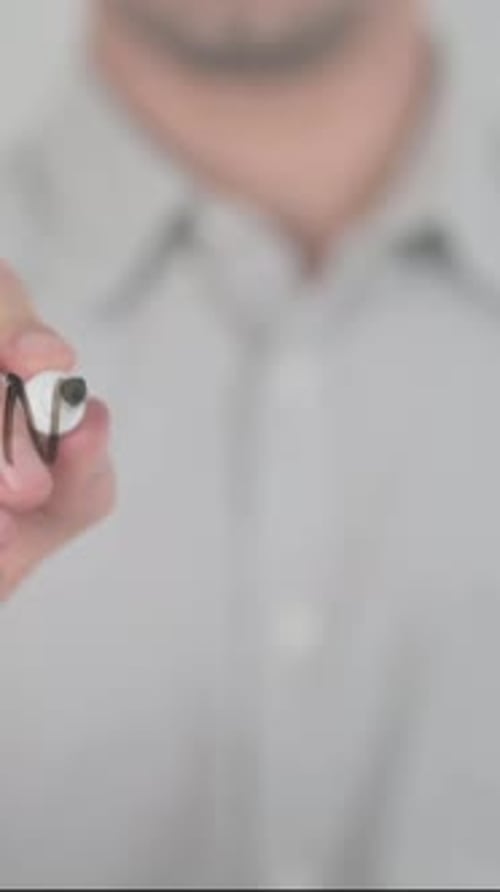 No Limits, Writing on Screen with Hand, Vertical Video