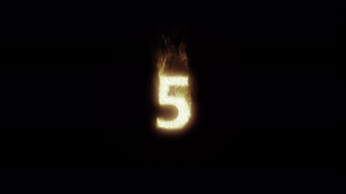 Energetic Glowing Number Five Reveal