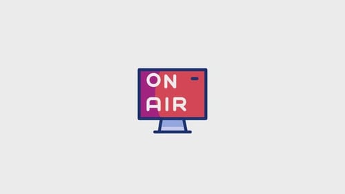 Animiertes On-Air-Symbol