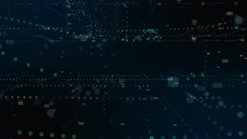 Futuristic Digital Global Data Network Background