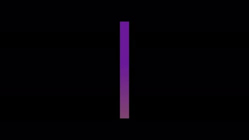 Aspect Sammlung: Farbenfroher Übergang, der sich von der Mitte aus horizontal ausdehnt