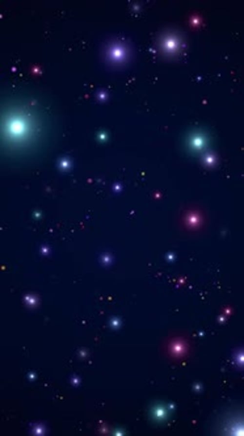 Animated Vertical Shimmering Stars Background Loop