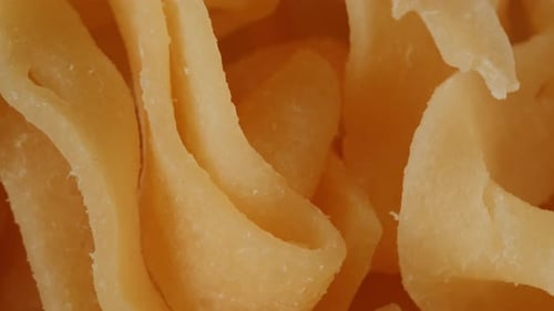 Close-up of Sliced Dried Mango Fruit
