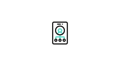 Animiertes Phoneuser-Symbol
