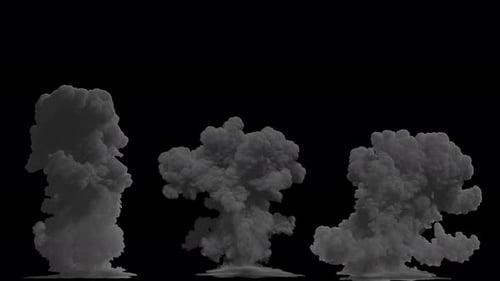 3 Large Explosions On Alpha