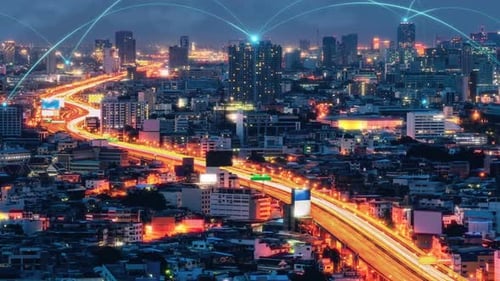 Smart Digital City with Connection Network Reciprocity Over the Cityscape