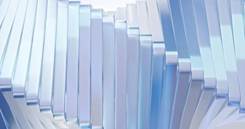 Abstract Rotating Metallic Bar Loop Background