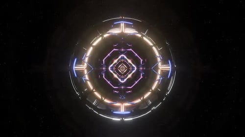 Retro Wave Colorful Background Endless Futuristic Loop