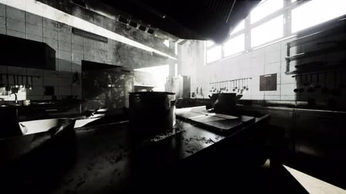 Old Kitchen of Abandoned House