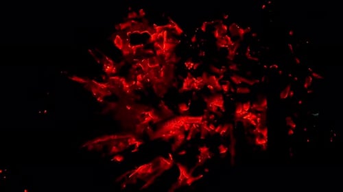 red wood embers