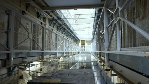 H M Shrewsbury Prison, On The Wing,Cells Banged Up Doing Time.
Prison Cells.