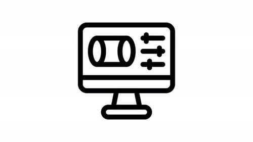 design line icon animation