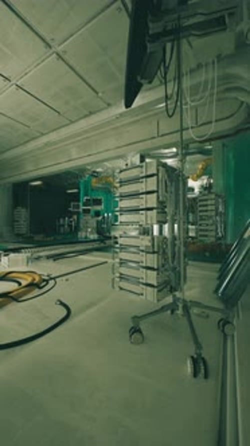 Modern Medical Equipment in a High Tech Surgical Room Setting