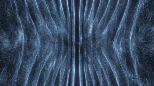Netzschlaufe in Cyberblau