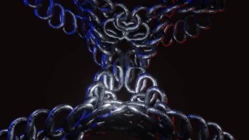 Chain Kaleidoscope Loop Background