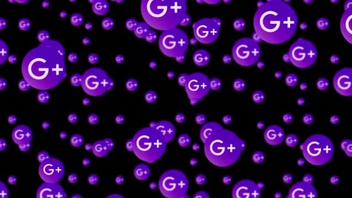 Google Plus Moving Background On Circle