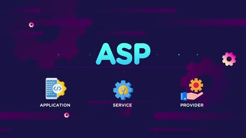 Asp application service provider infographic