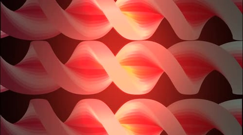 Fluid Abstract Glowing Twisted Shapes Seamless Loop Background