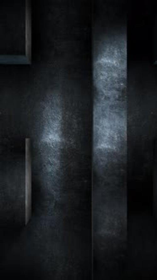 Abstract Vertical Geometric Blocks Cinematic Background