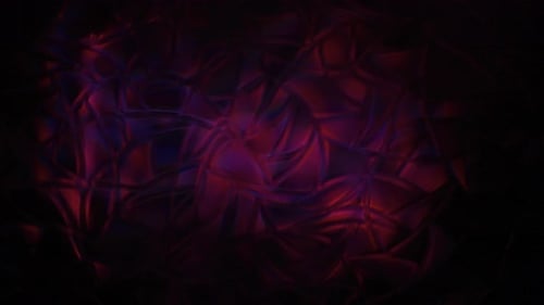 Abstract Textured Glass Refraction with Red and Purple Light