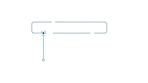 Animated Element of Infographics Rectangular Callout Box with Line Below
