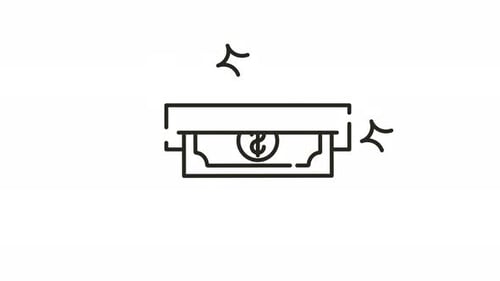 ATM Cash Withdrawal Animation