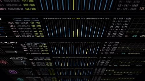 Algorithm Powered Futuristic Data Visualization Interface 6