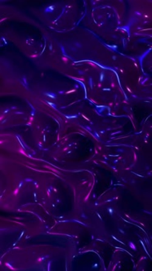 Seamless Loop of Abstract Moving Holographic Neon Background