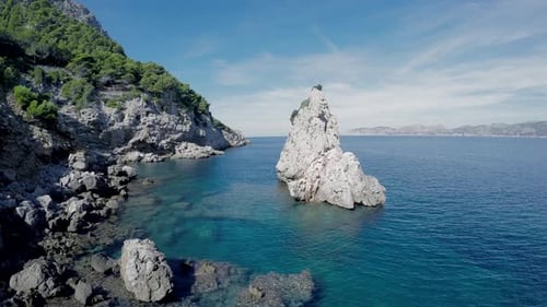 Mediterranean Coastal Seascape Sea Nature Vacation Holiday Destination