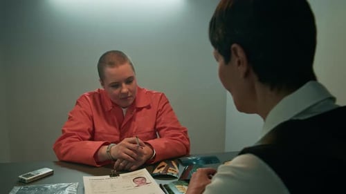 Interrogation Interview with Prisoner in Orange Jumpsuit