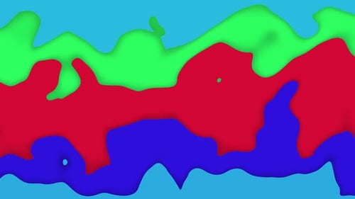 Abstract Fluid Color Waves Background Animation
