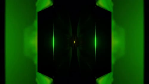 Encantador VJ Loop con un fondo abstracto de caleidoscopio 3D sin fisuras que cautiva a los espectadores con