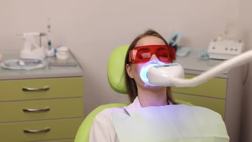Teeth Whitening Whitening Procedure Dental Chair