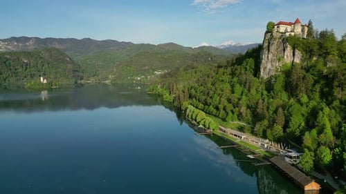 Castle on the Rock on Bled Lake