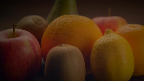 Healthy Nutrition Fruits with Vitamins and Antioxidants