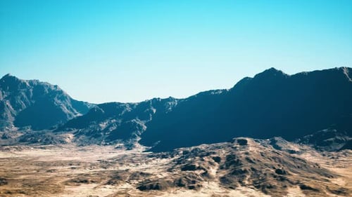 Stunning Mountain Panorama Bright Sunlight Highlights Rugged Terrain