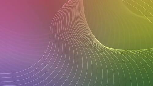 Modern Abstract Flowing Lines Gradient Background Animation