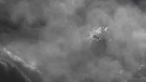 background of dark cumulonimbus clouds 4k