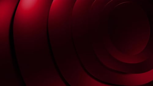 Abstract Red Swirling Geometric Looping Background