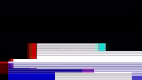 Glitch With Stripe 4k video