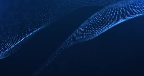 Abstract particle waves, background lights, futuristic digital background waving smooth lines