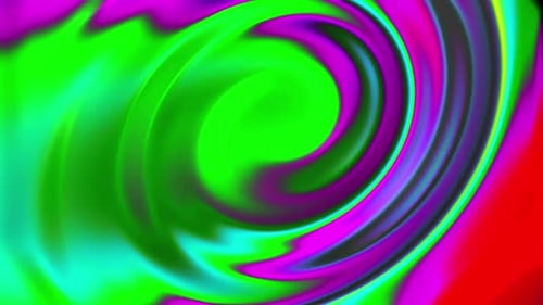 Vibrant Psychedelic Fluid Swirl Abstract Background