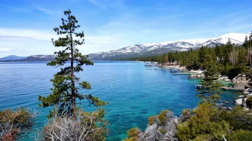 Lake Tahoe In The United States Of America