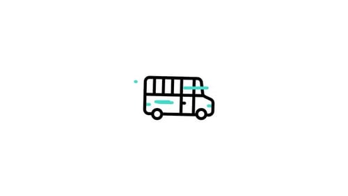 Bus Animated Icon