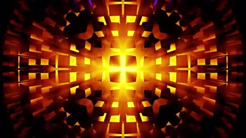 Warm Sun Equalizer Kaleidoscope Vj Loop For Music Party Background