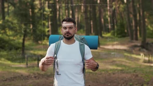 Future Face Detection Technological 3d Scanning Biometric Facial Recognition Face Id Technological