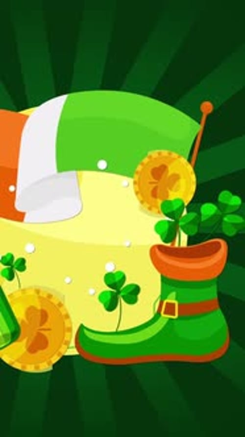 Vertical St Patrick Day Loop