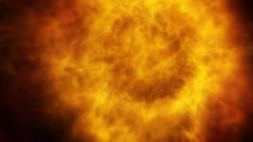 Fireball Explosion to Camera Transition